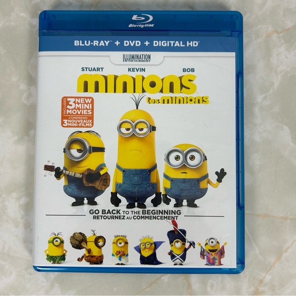 Minions Blu-Ray + DVD 2 Disc Set - Picture 1 of 4